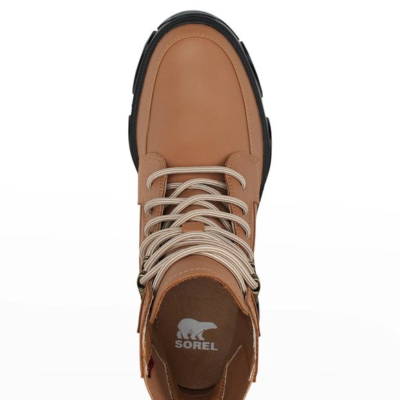 Sorel Brex Tawny Buff Black Lace Up Bootie Ankle Boots Shoes Multi Size NEW - Picture 3 of 8